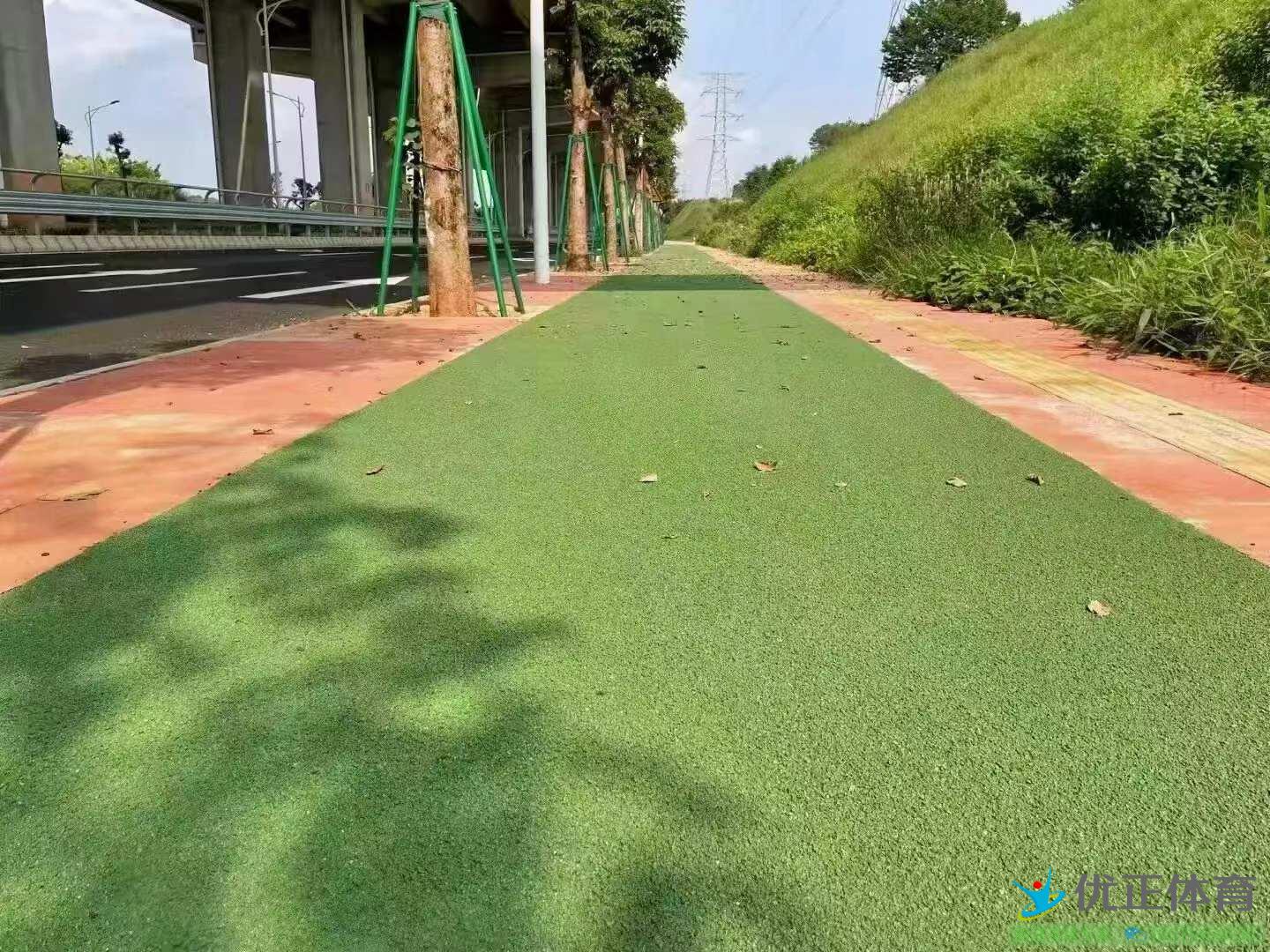 陶瓷颗粒路面步道