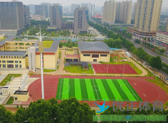 河南洛阳市凌波实验小学人造草坪足球场